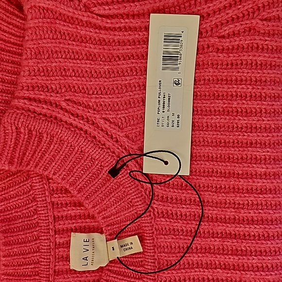 REBECCA TAYLOR LA VIE PEPLUM STYLE SWEATER. - Picture 8 of 9